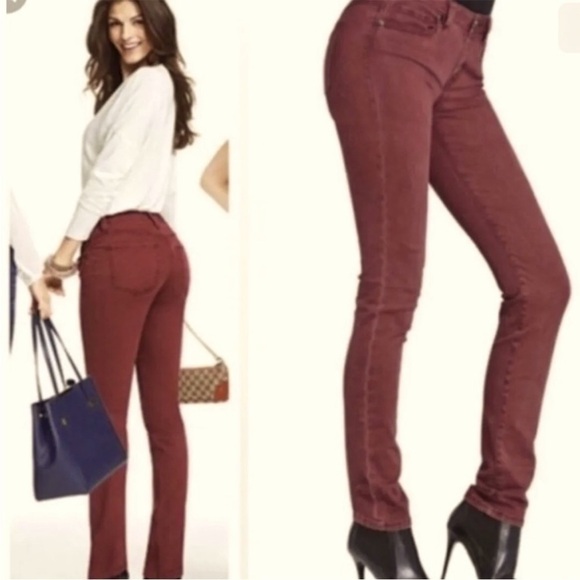 CAbi #919 Bordeaux Skinny Jean size 6 - Picture 1 of 9
